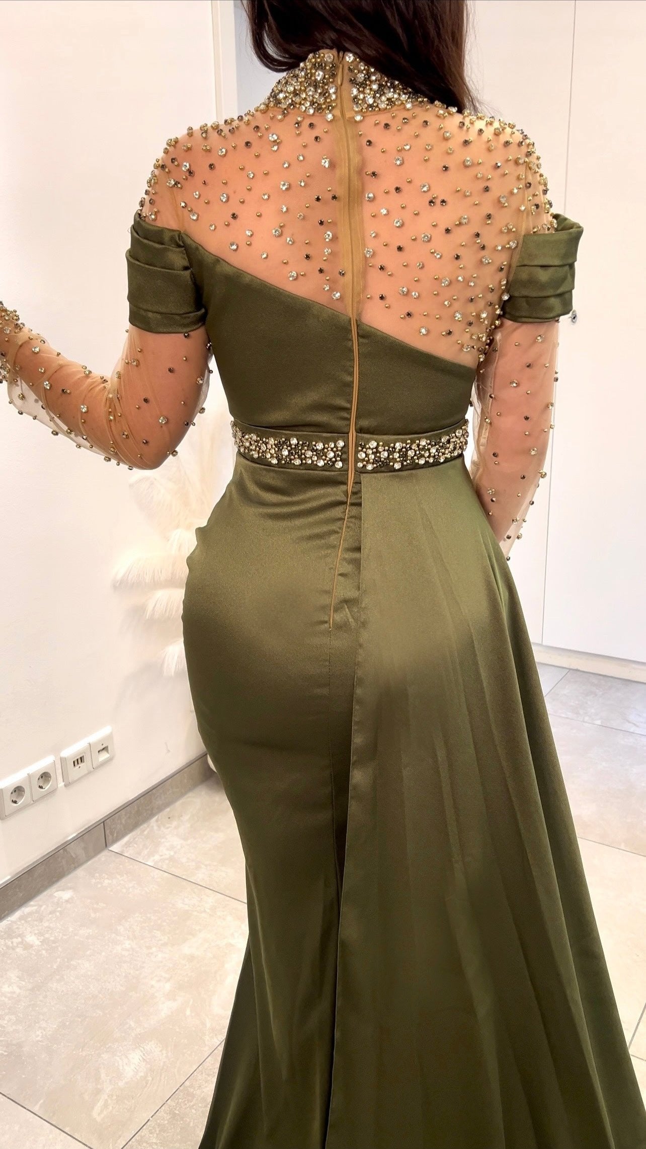 Aylin Dress Khaki